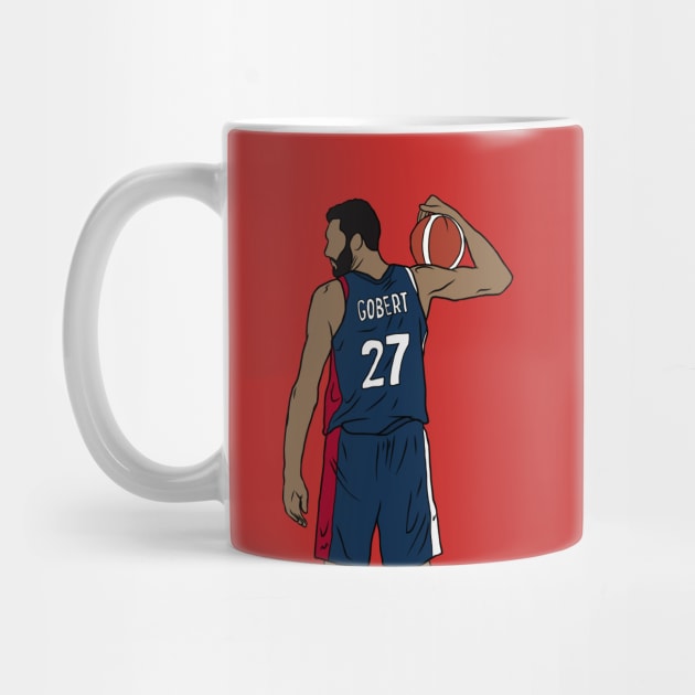 Rudy Gobert France by rattraptees